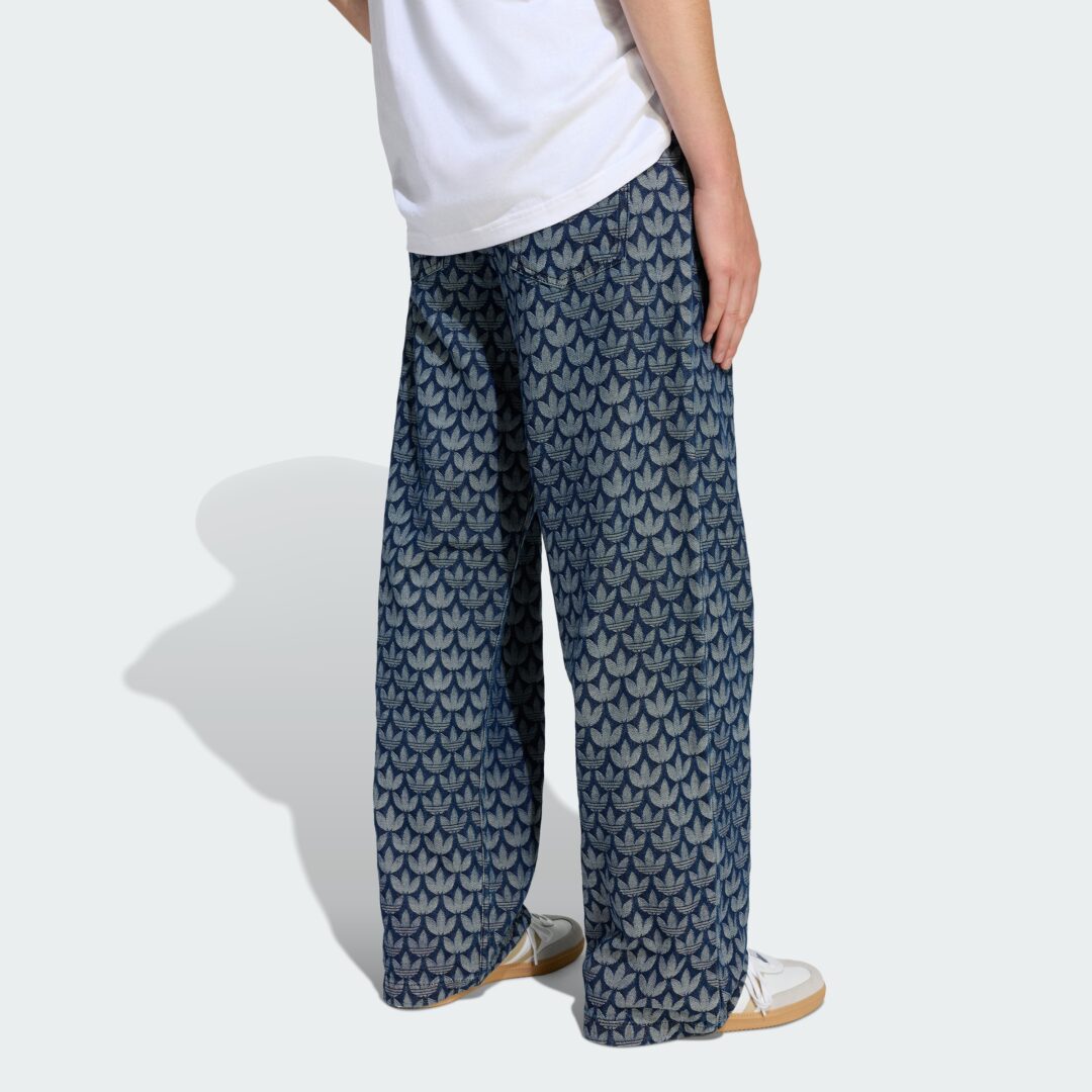 【2026年 2/6 発売】adidas Originals 2026 SS ”Denim Monogram Shirt/Pants” (アディダス オリジナルス “デニム モノグラム シャツ/パンツ”) [KD0397/KD0399]