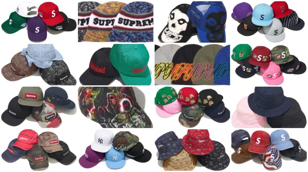 【シュプリーム/SUPREME】”ハット/キャップ” “HATS CAPS” まとめ 2026 SPRING/SUMMER コレクション (2026年 春夏)