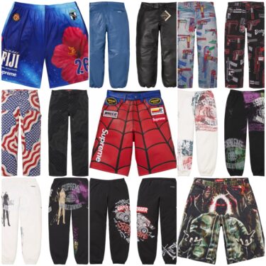 【シュプリーム/SUPREME】”パンツ/ショーツ” “PANTS/SHORTS” まとめ 2026 SPRING/SUMMER コレクション (2026年 春夏)
