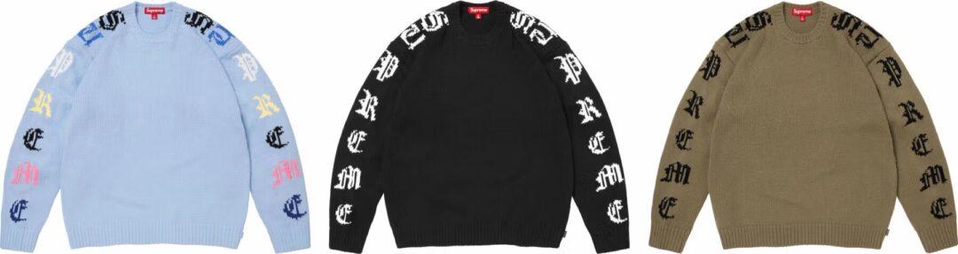 【シュプリーム/SUPREME】”トップス/セーター” “TOPS/SWEATERS” まとめ 2026 SPRING/SUMMER コレクション (2026年 春夏)