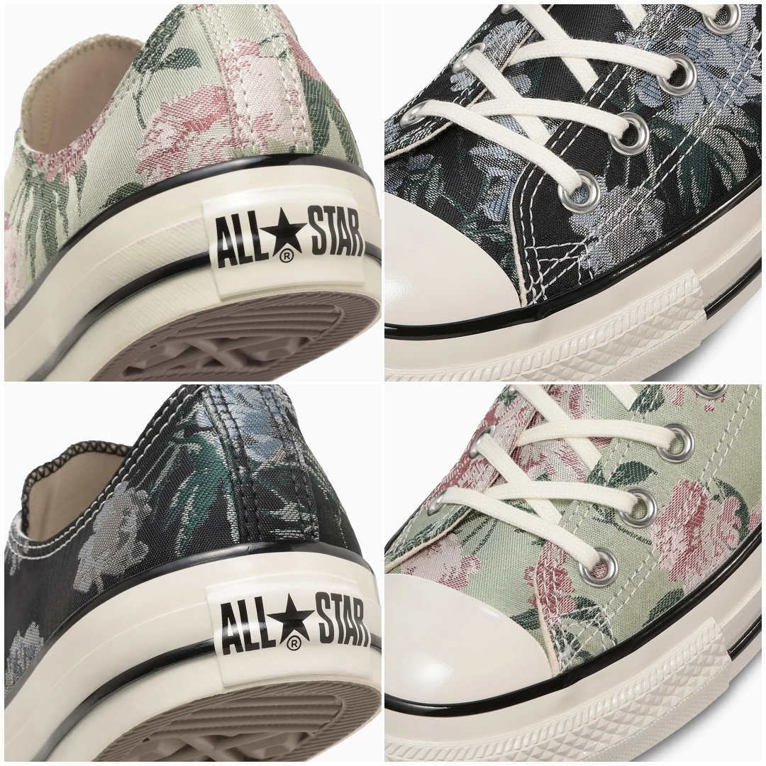 【2026年 3/24 発売】レトロな花柄を織りで表現した CONVERSE ALL STAR AGED FJ OX (コンバース オールスター エイジド) [31318090/31318091]