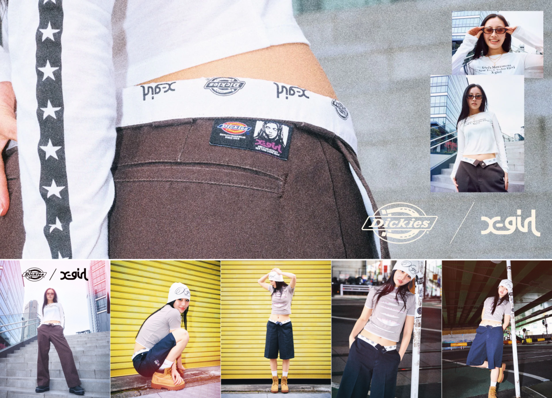 X-girl × Dickies 2026 SS コラボコレクションが3/20 発売 (エックスガール ディッキーズ)