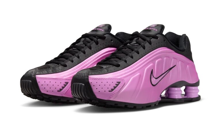 2026年 発売予定】NIKE SHOX R4 “Black/Light Magenta” (ナイキ