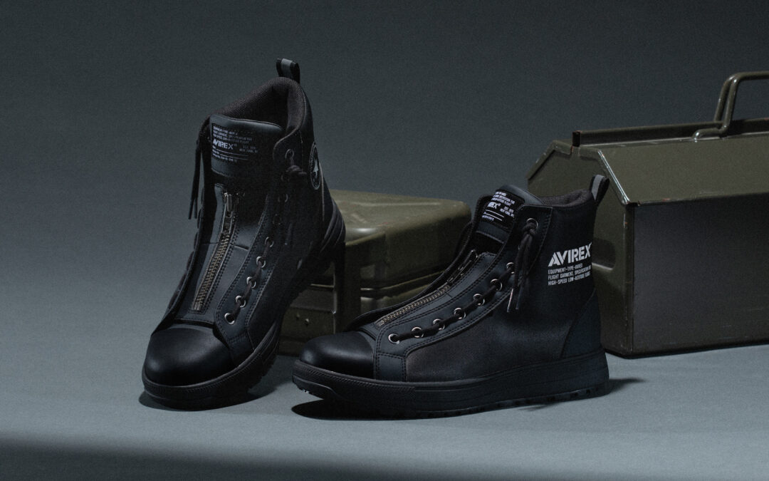 【2026年 3/31 発売】AVIREX × CONVERSE ALL STAR PS II CENTERZIP HI (アヴィレックス コンバース オールスター センタージップ) [33702770]