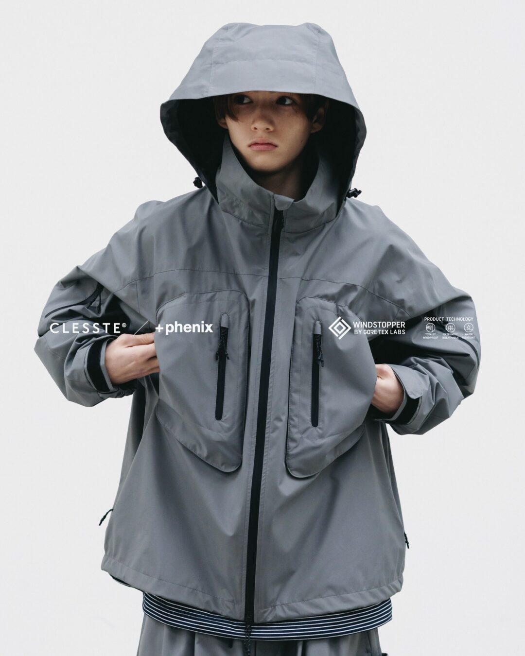 CLESSTE × Plus Phenix 2026 SS 別注 “WINDSTOPPER by GORE-TEX LABS CITY HYDRO SHED JACKET”が3/4 発売 (クレスト プラスフェニックス ゴアテックス ウィンドストッパー ジャケット)