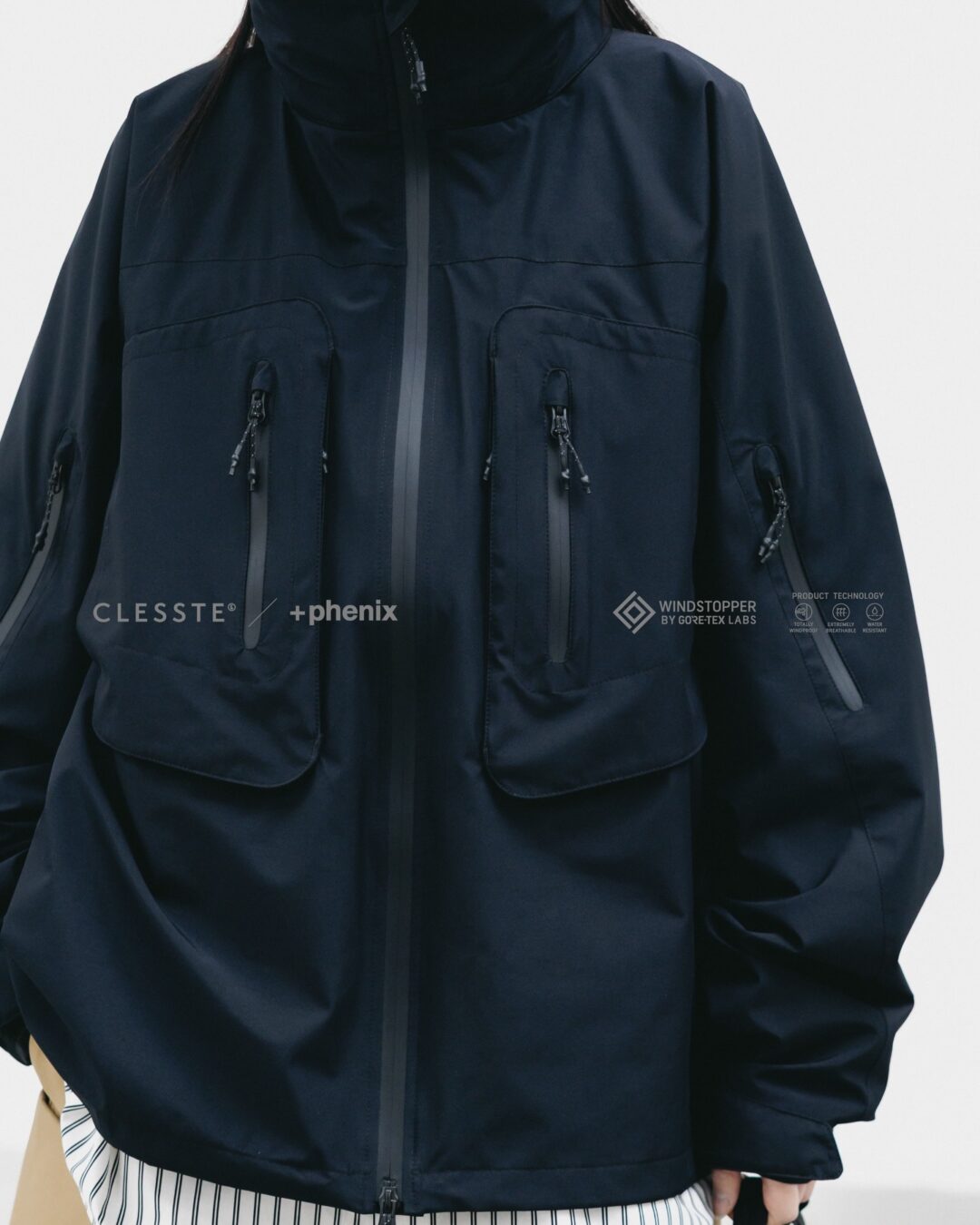 CLESSTE × Plus Phenix 2026 SS 別注 “WINDSTOPPER by GORE-TEX LABS CITY HYDRO SHED JACKET”が3/4 発売 (クレスト プラスフェニックス ゴアテックス ウィンドストッパー ジャケット)