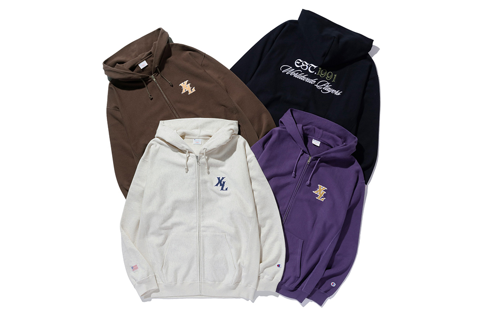 XLARGE × Champion 2026 SS “REVERSE WEAVE” フルジップフーディー & スウェットショーツが3/6 発売 (エクストララージ チャンピオン リバースウィーブ)