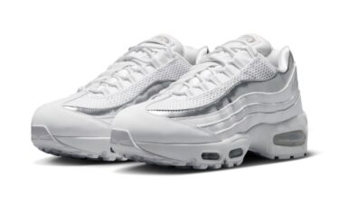 【2026年 4月 発売予定】NIKE W AIR MAX 95 BIG BUBBLE SE “White/Light Charcoal/Metallic Silver” (ナイキ エア マックス 95 ビッグバブル “ホワイト/チャコール/シルバー”) [IR1129-100]