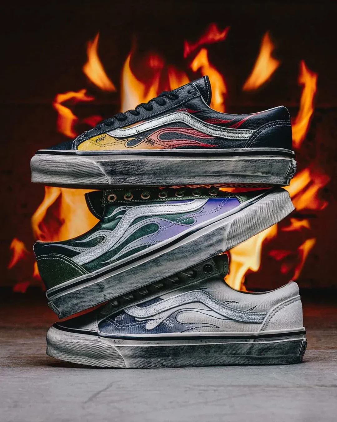 【2026年 4/1 発売】VANS OLD SKOOL “Archive Flame Pack " (バンズ オールドスクール “アーカイブフレイムパック”) [VN000D9RCJK/VN000D9RGRK/VN000D9RCCZ]