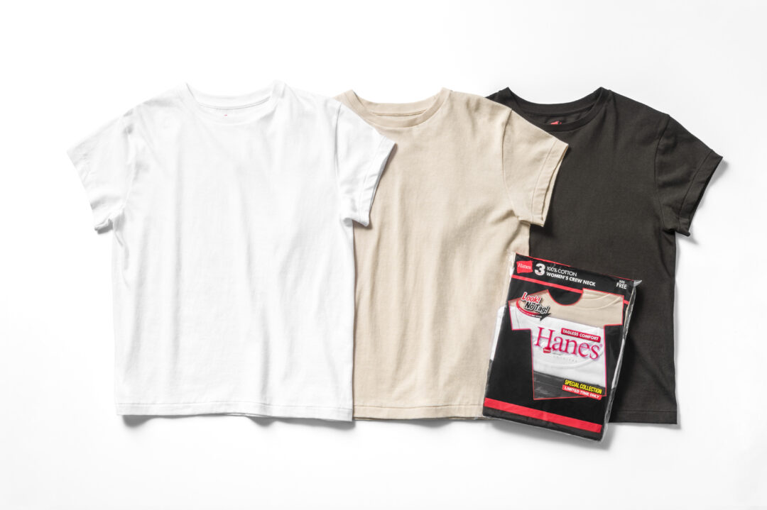 Hanes x スタイリスト 百々千晴 コラボ第2弾が2026年 3/27 発売 (ヘインズ)