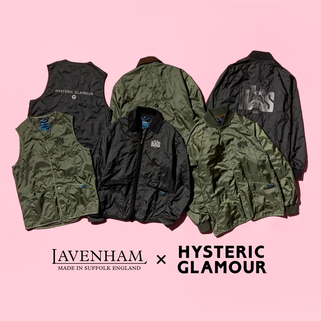LAVENHAM x HYSTERIC GLAMOUR 2026 SS 別注アイテムが3/7 発売 (ラベンハム ヒステリックグラマー)