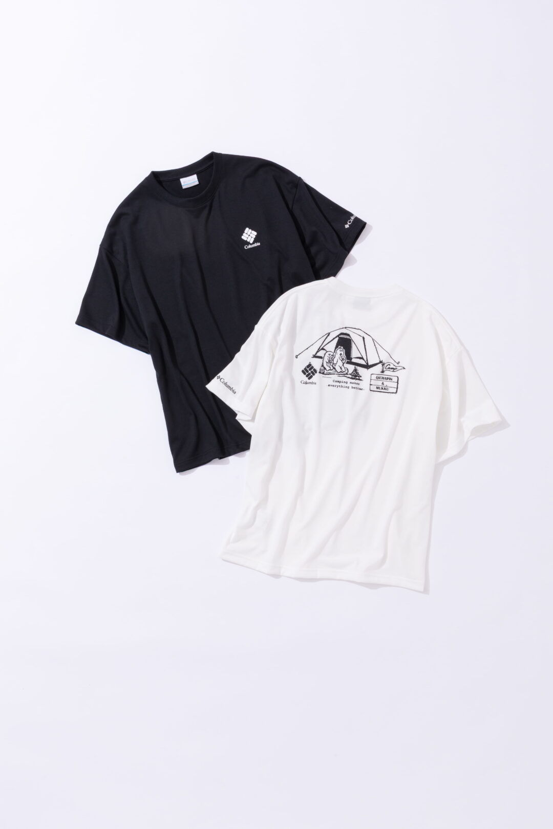 コロンビア × ガチャピン・ムック コラボアイテムが2026年 3/28 発売 (Columbia)