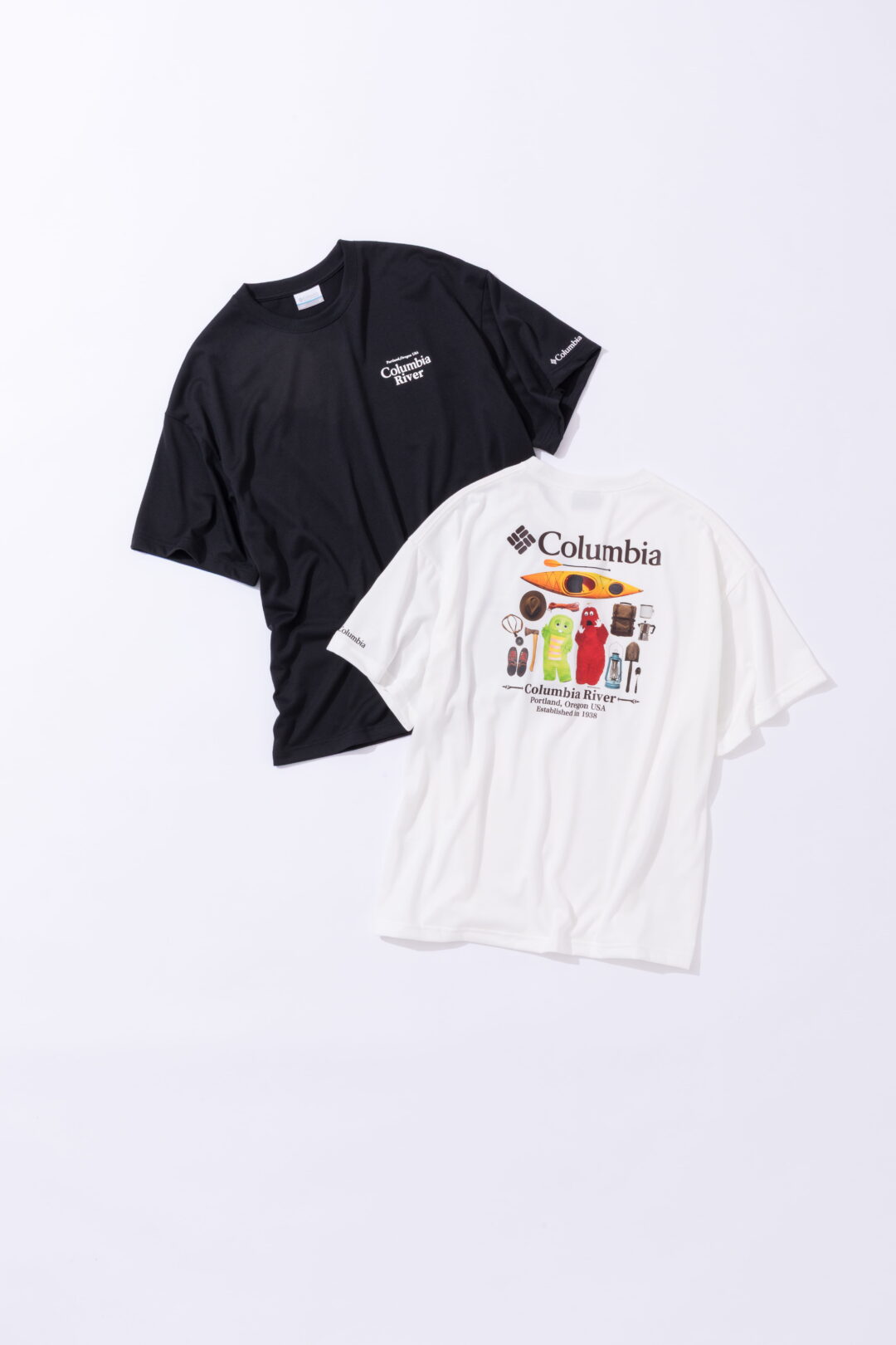 コロンビア × ガチャピン・ムック コラボアイテムが2026年 3/28 発売 (Columbia)