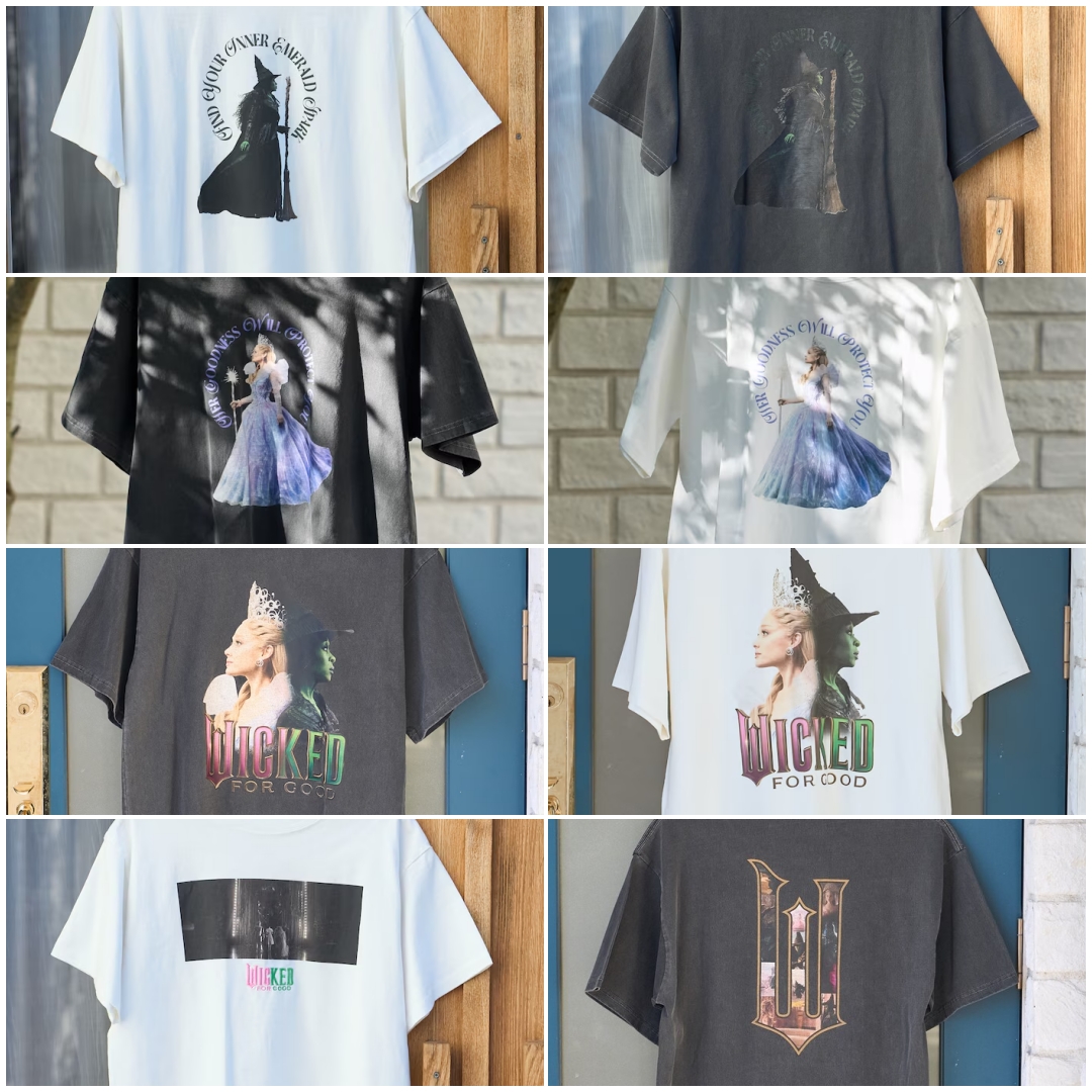 映画「ウィキッド 永遠の約束」とのスペシャルデザインTシャツが2026年 3月下旬 発売 (FREAK'S STORE フリークスストア WICKED)