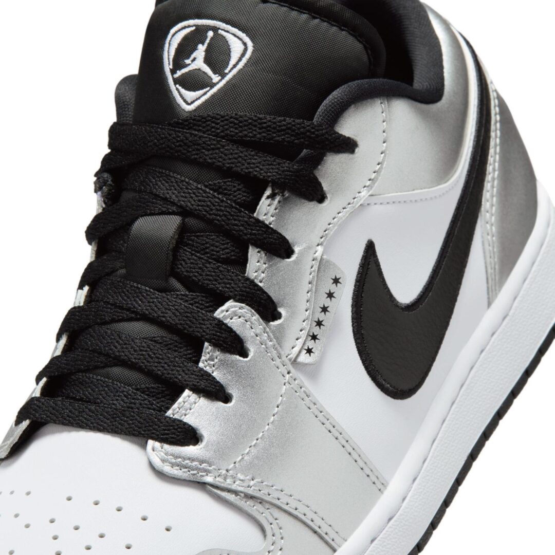 【2026年 3/19 発売】NIKE AIR JORDAN 1 LOW SE “White/Black/Metallic Silver” (ナイキ エア ジョーダン ロー “ホワイト/ブラック/メタリックシルバー”) [IR2278-100]