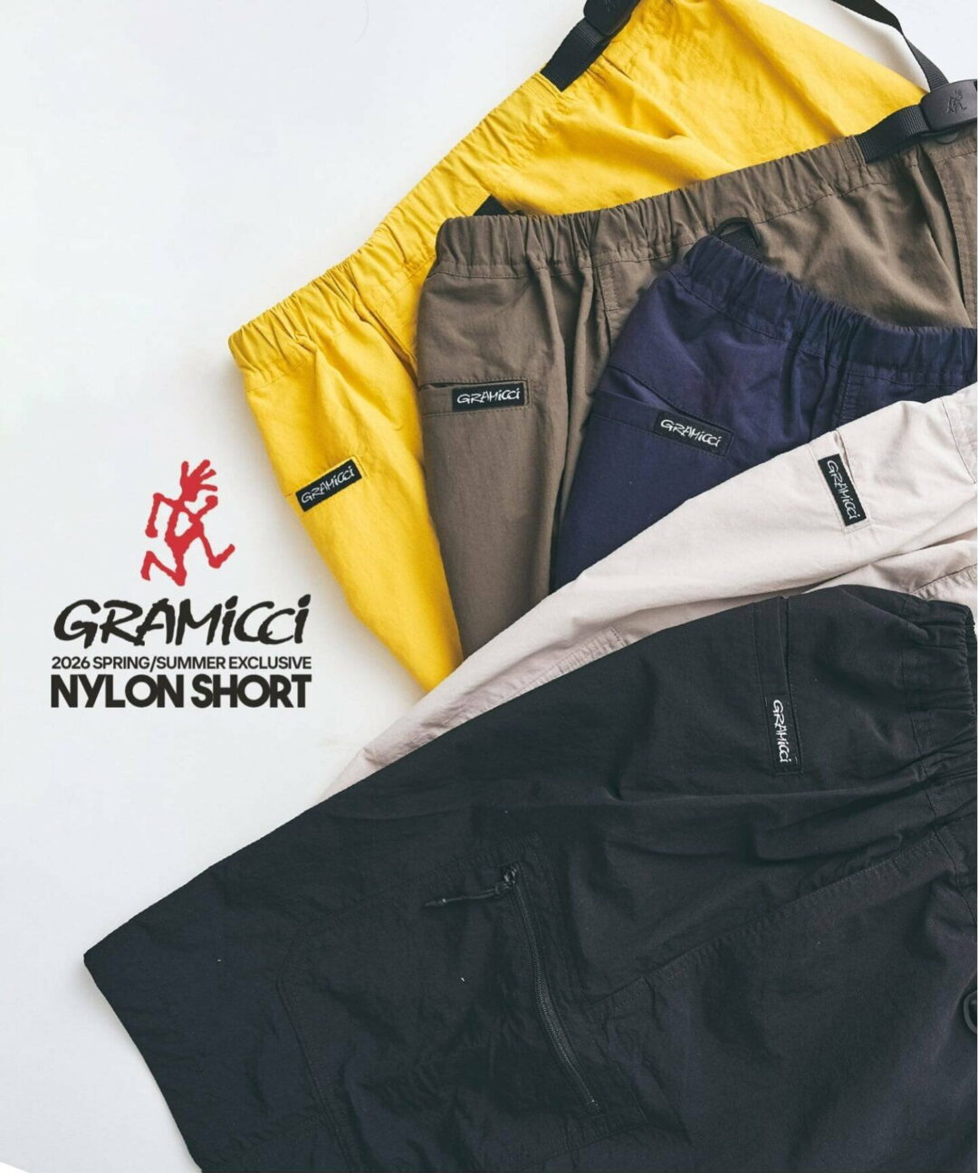 417 EDIFICE × Gramicci 2026 SS 別注 “ナイロンショートパンツ”が4月中旬 発売 (エディフィス グラミチ)