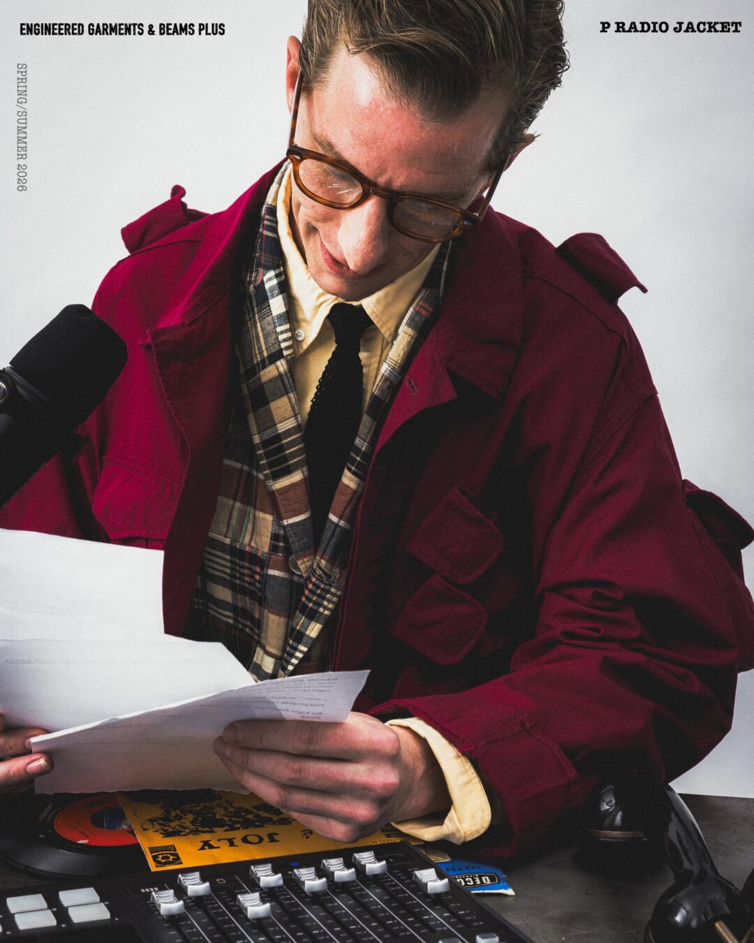 BEAMS PLUS × ENGINEERED GARMENTS 別注ライン「PEG」より、フィールドジャケットをベースにした「P RADIO JACKET」が2026年 3/16 発売 (ビームスプラス エンジニアド ガーメンツ)