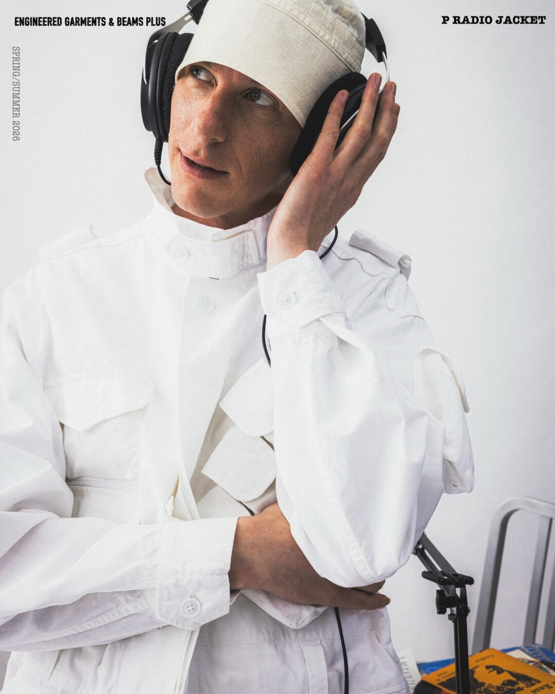 BEAMS PLUS × ENGINEERED GARMENTS 別注ライン「PEG」より、フィールドジャケットをベースにした「P RADIO JACKET」が2026年 3/16 発売 (ビームスプラス エンジニアド ガーメンツ)