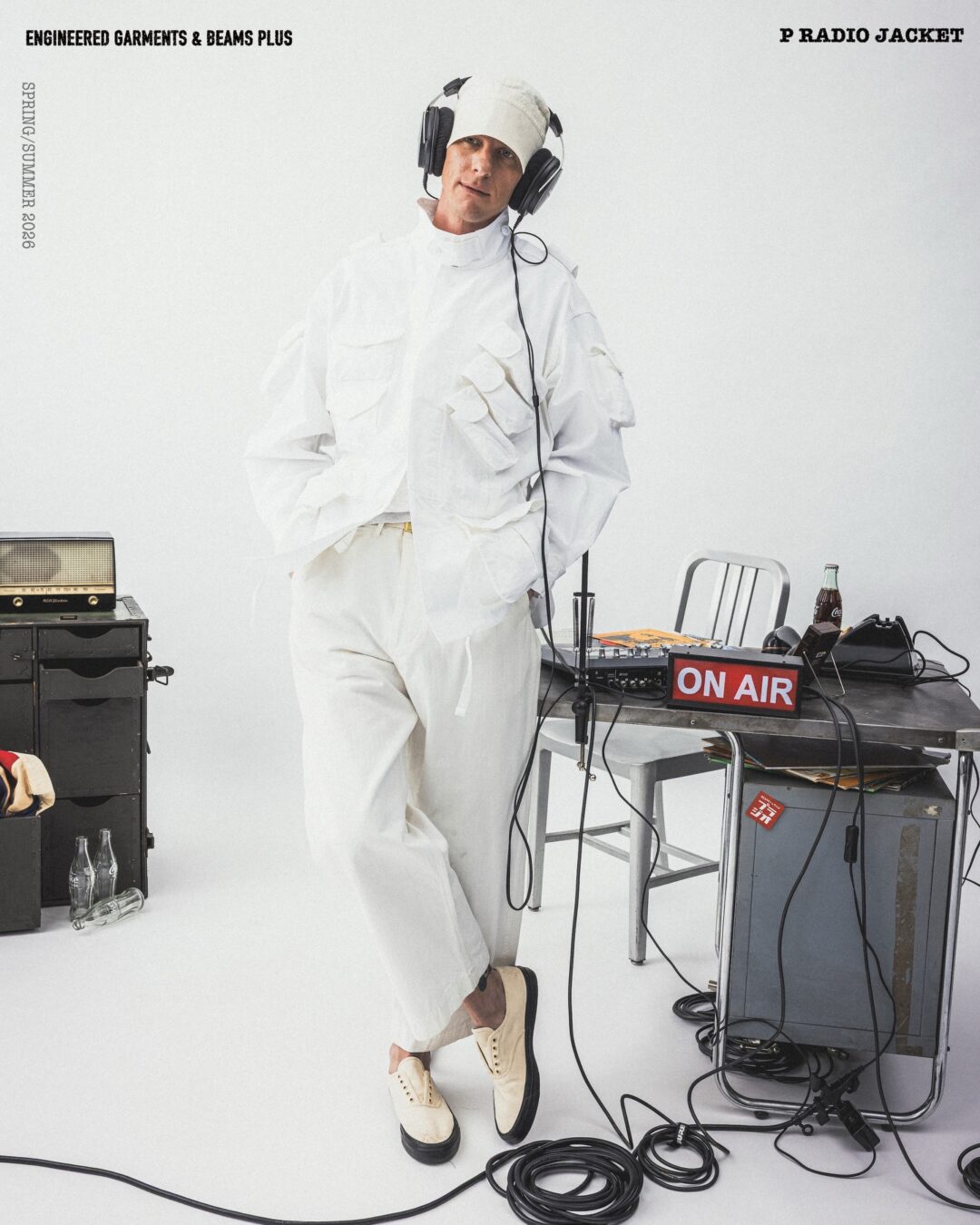 BEAMS PLUS × ENGINEERED GARMENTS 別注ライン「PEG」より、フィールドジャケットをベースにした「P RADIO JACKET」が2026年 3/16 発売 (ビームスプラス エンジニアド ガーメンツ)