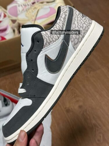 【2026年 4月 発売予定】NIKE AIR JORDAN 1 LOW “Elephent Print/Sail/Deep Pewter” (ナイキ エア ジョーダン ロー “エレファントプリント/セイル/ディープピューター”) [IU2268-100]
