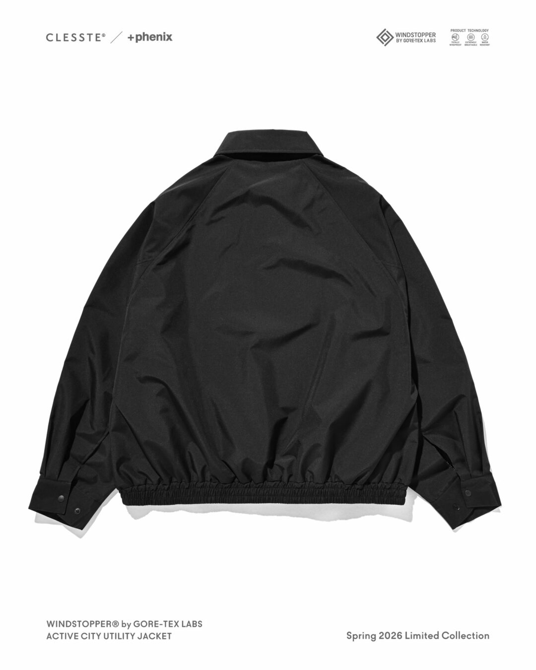 CLESSTE × Plus Phenix 2026 SS 別注 “WINDSTOPPER by GORE-TEX LABS ACTIVE CITY UTILITY JACKET”が3/25 発売 (クレスト プラスフェニックス ゴアテックス ウィンドストッパー ジャケット)