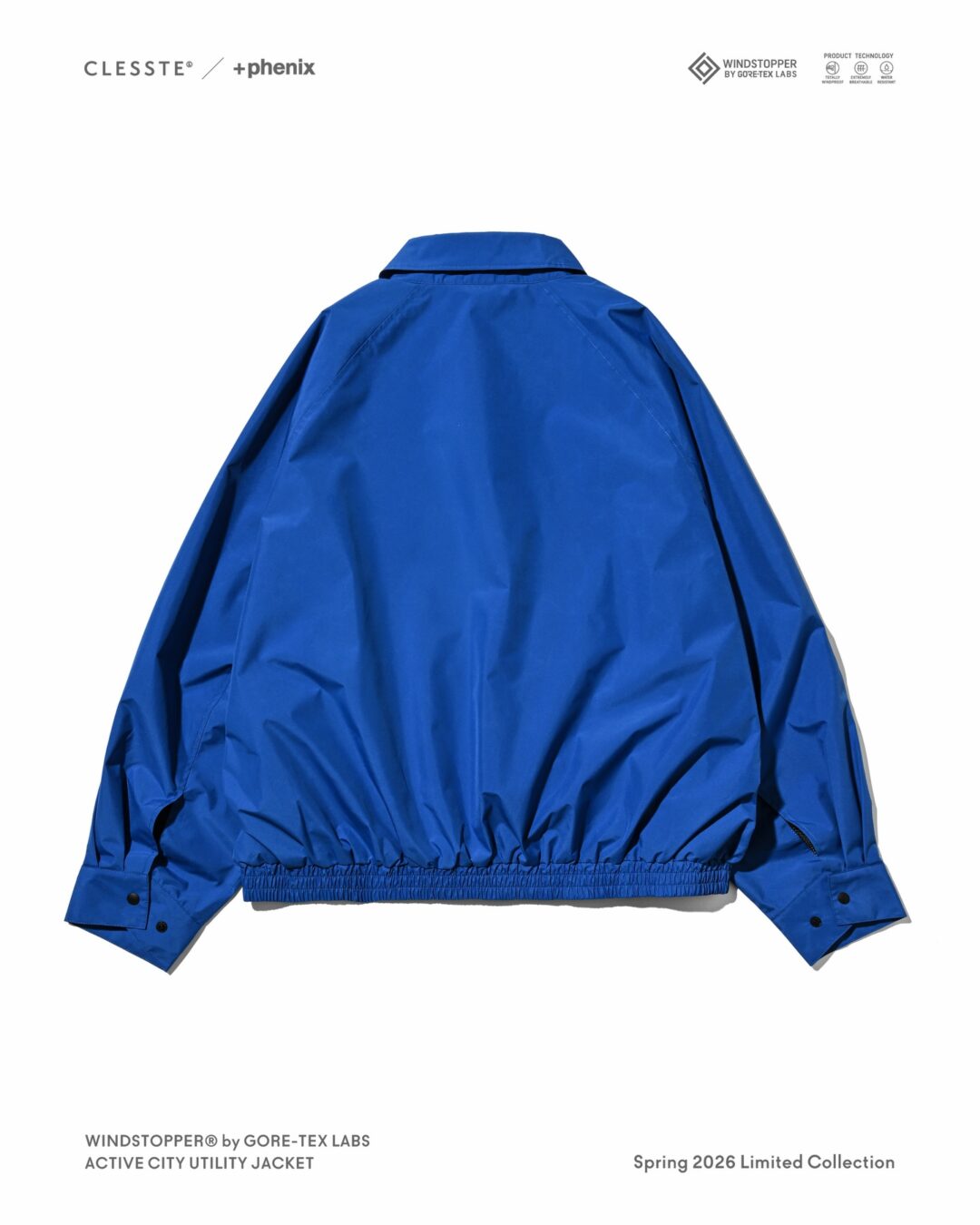 CLESSTE × Plus Phenix 2026 SS 別注 “WINDSTOPPER by GORE-TEX LABS ACTIVE CITY UTILITY JACKET”が3/25 発売 (クレスト プラスフェニックス ゴアテックス ウィンドストッパー ジャケット)