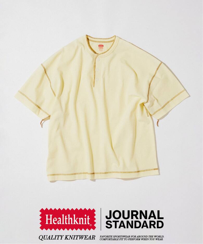 JOURNAL STANDARD × Healthknit 2026 SS 別注 “ヘンリーネックTシャツ” 5カラーが4月中旬 発売 (ジャーナルスタンダード ヘルスニット)