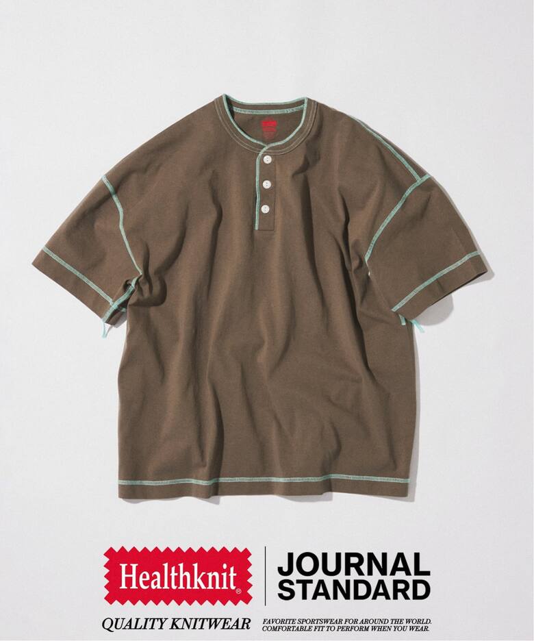 JOURNAL STANDARD × Healthknit 2026 SS 別注 “ヘンリーネックTシャツ” 5カラーが4月中旬 発売 (ジャーナルスタンダード ヘルスニット)