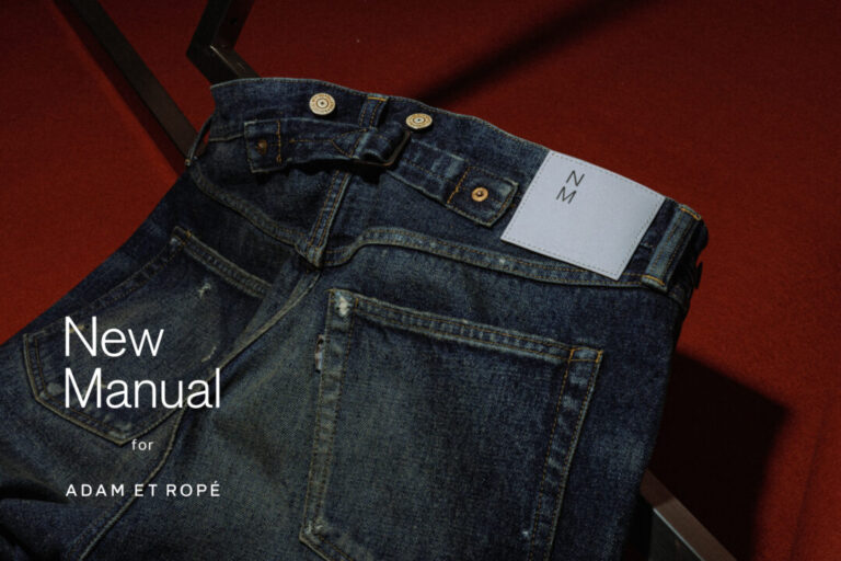 ADAM ET ROPE' × New Manual 2026 SS 別注 “EX #002 1942 LV JEANS S