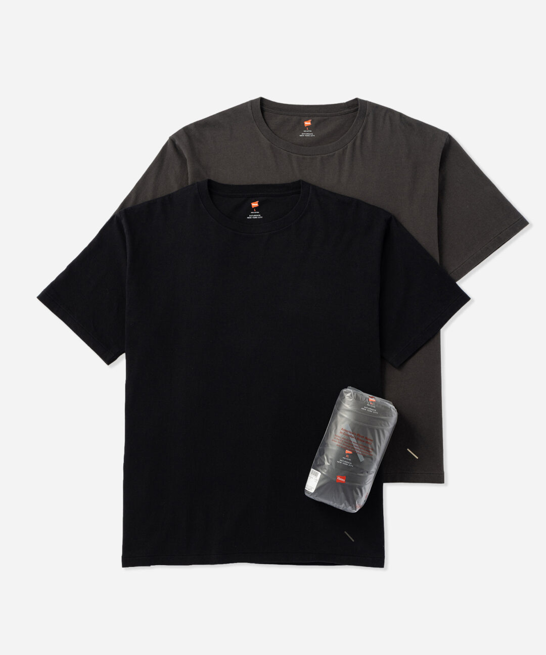 Saturdays NYC × Hanes 別注 “Washed Cotton Short Sleeve T-Shirts 2P”が2026年 3/27 が発売 (ヘインズ サタデーズ サーフ ニューヨーク)