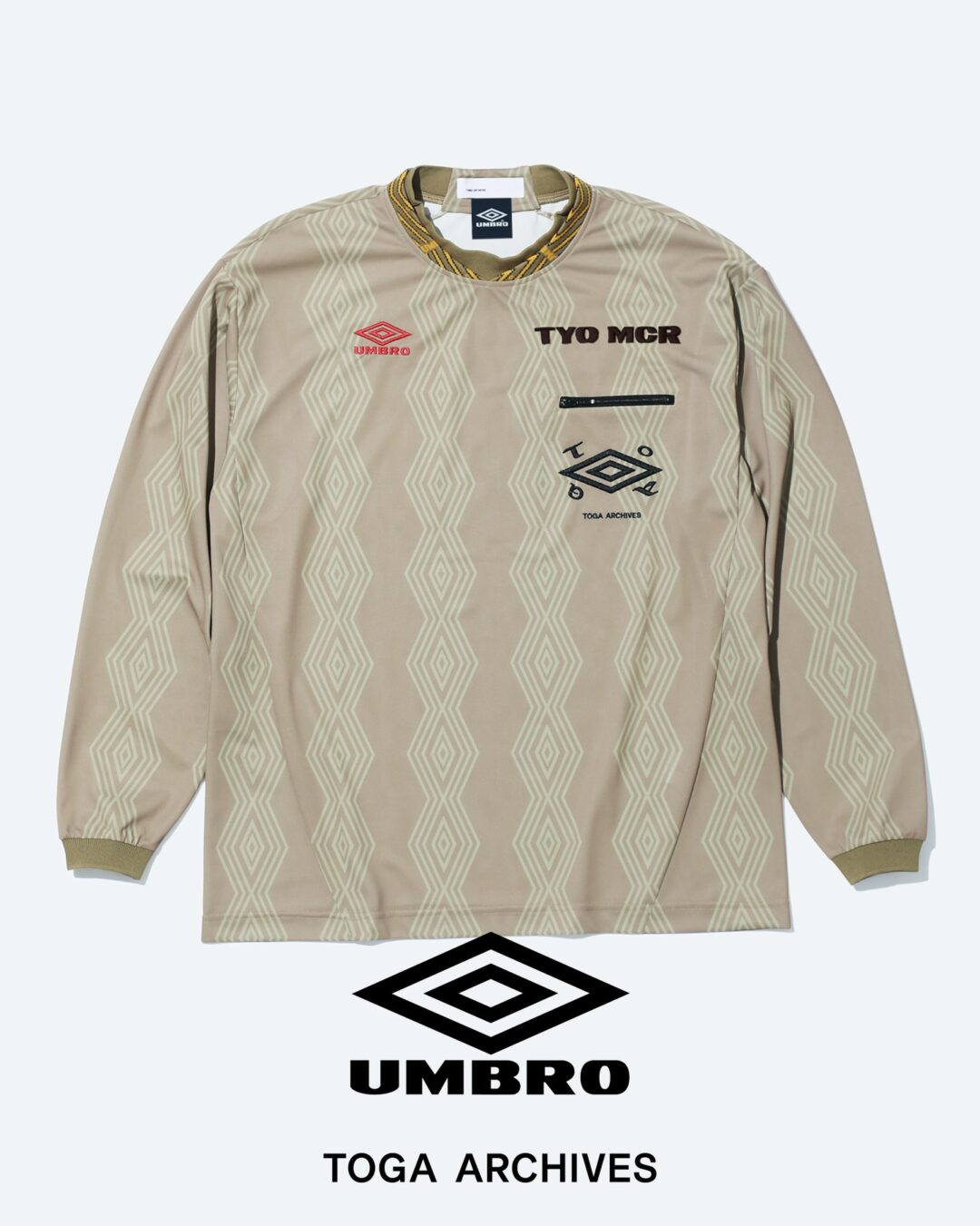 TOGA × UMBRO 2026 SS コラボが3/19 発売 (トーガ アンブロ)