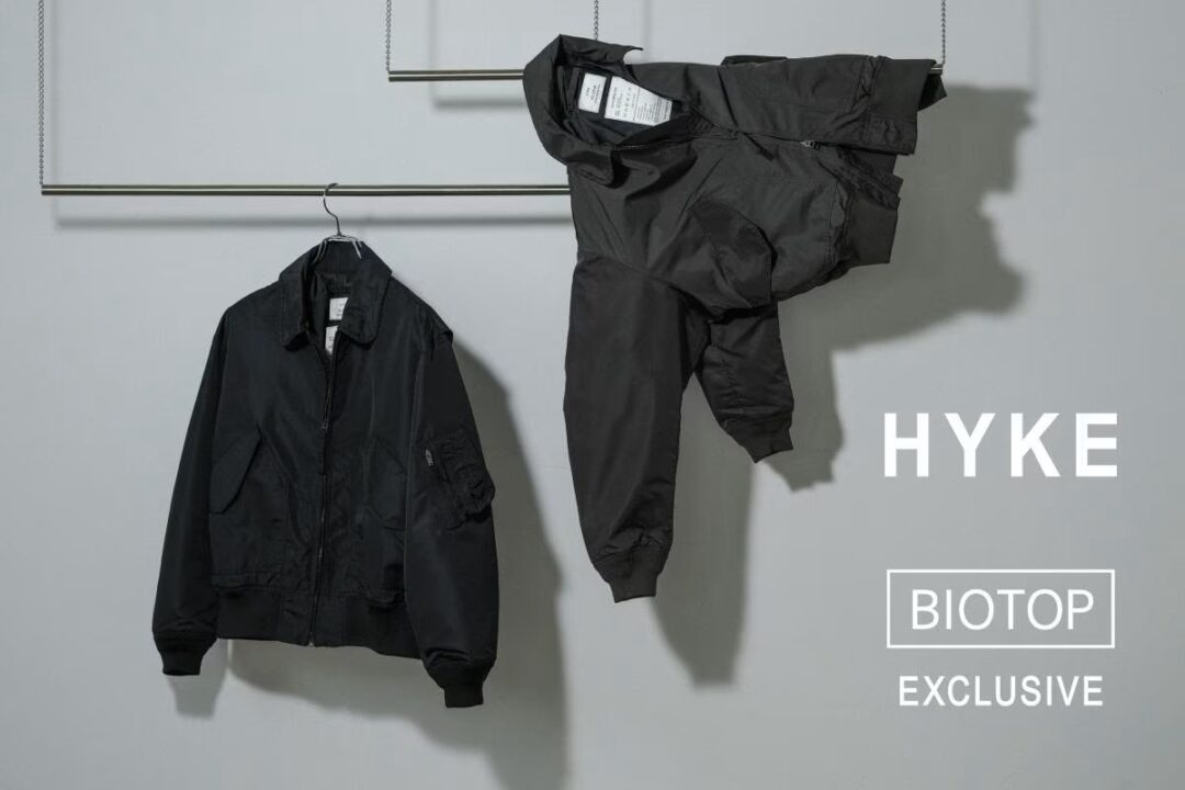 HYKE for BIOTOP 2026 SS “TYPE CWU-36/P JACKET”が2026年 3/7 発売 (ハイク ビオトープ)