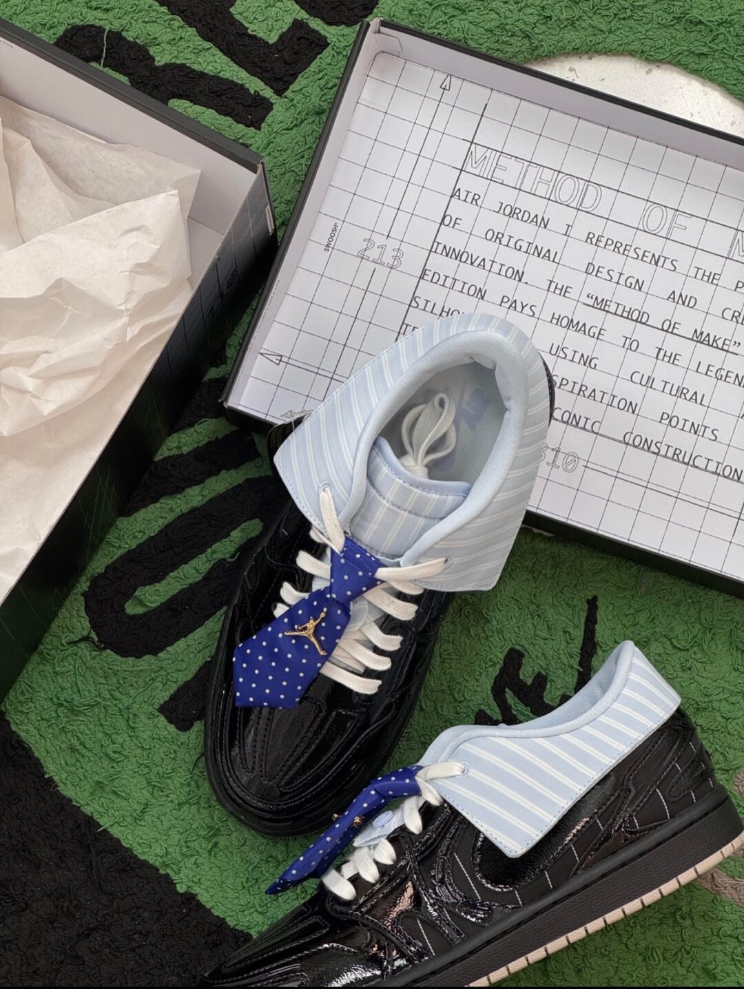 【2026年 発売予定】NIKE W AIR JORDAN 1 LOW METHOD OF MAKE V3 “Black Tuxedo Bow Tie” (ナイキ ウィメンズ エア ジョーダン 1 ロー MM “メソッドオブメイク/ブラック タキシード ボウ タイ”)