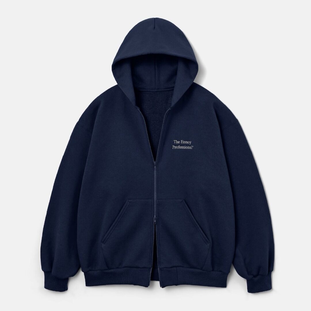 【2026年 3/14 抽選販売】ENNOY 2026 SS “DOUBLE ZIP HOODIE COTTON 100%” (エンノイ)