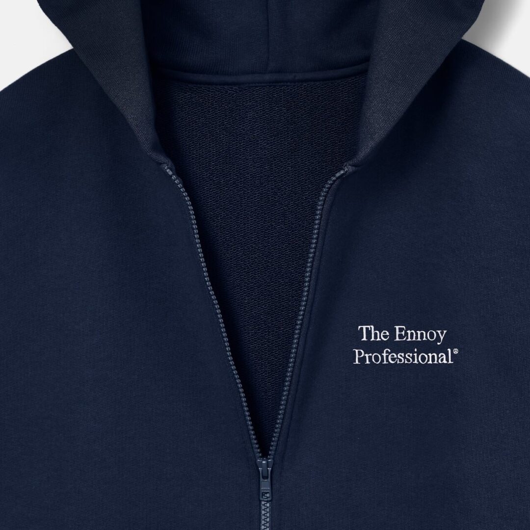 【2026年 3/14 抽選販売】ENNOY 2026 SS “DOUBLE ZIP HOODIE COTTON 100%” (エンノイ)
