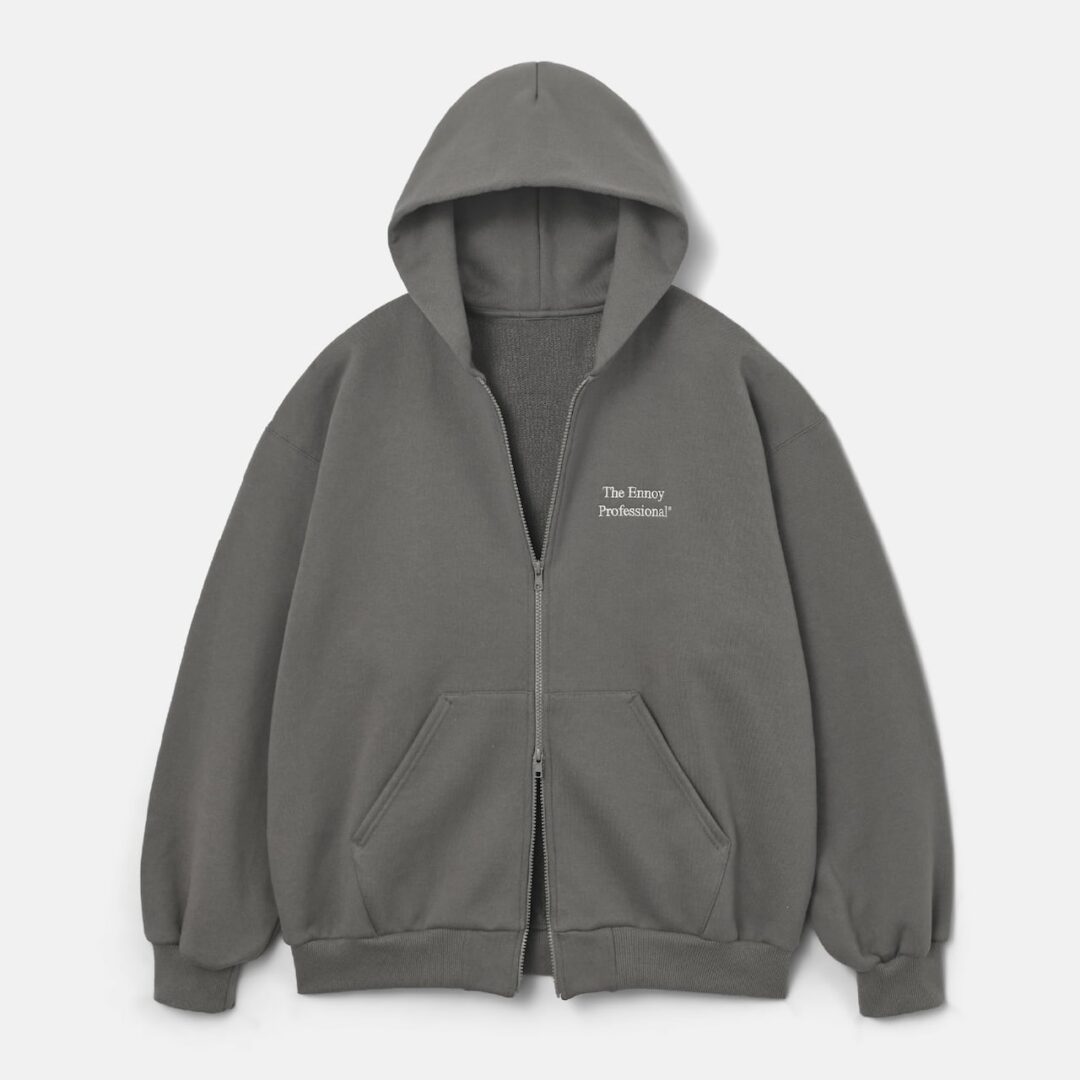 【2026年 3/14 抽選販売】ENNOY 2026 SS “DOUBLE ZIP HOODIE COTTON 100%” (エンノイ)