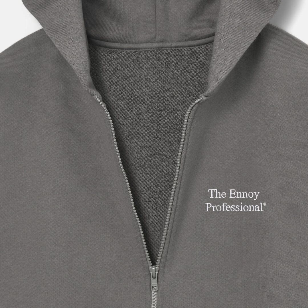 【2026年 3/14 抽選販売】ENNOY 2026 SS “DOUBLE ZIP HOODIE COTTON 100%” (エンノイ)