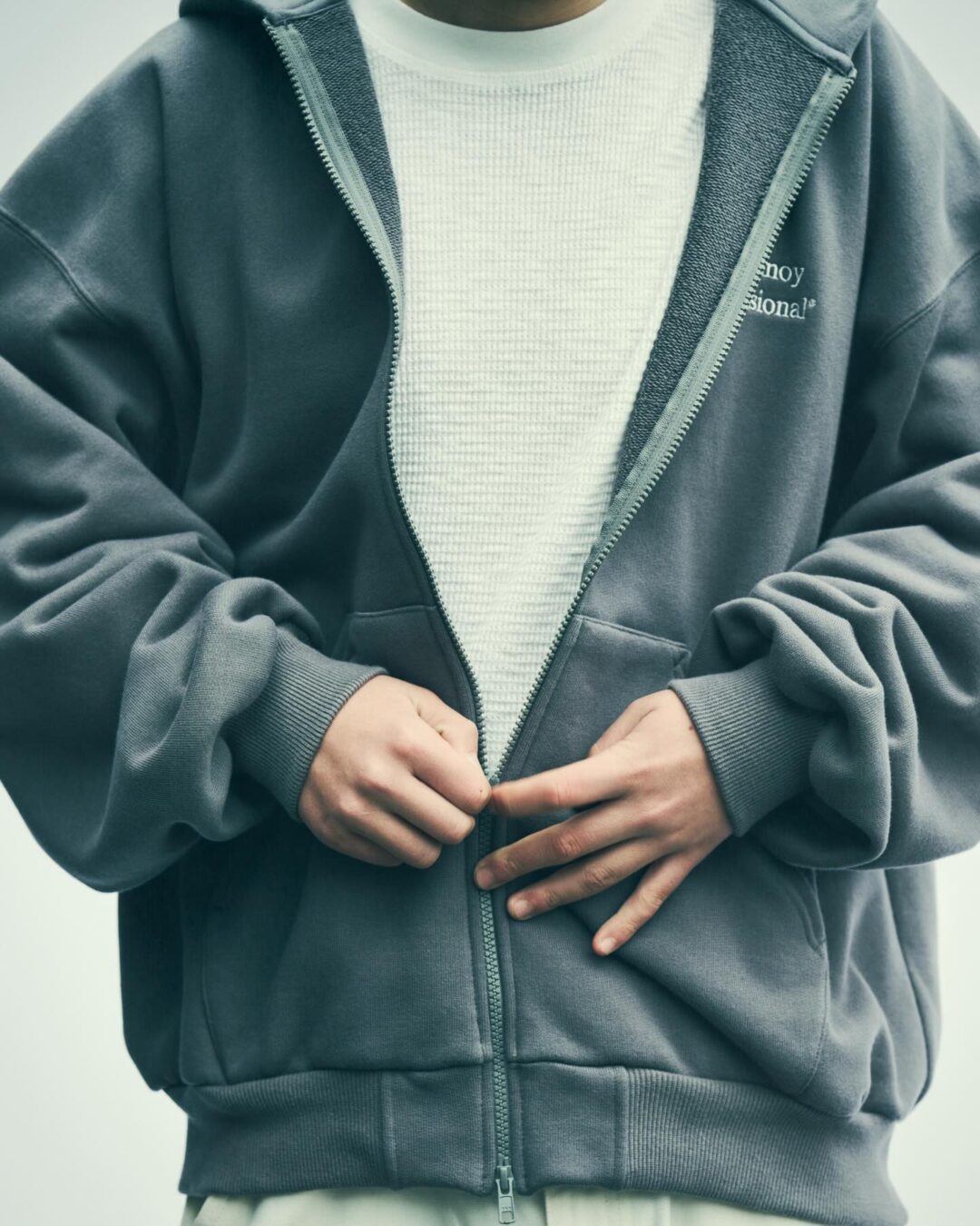 【2026年 3/14 抽選販売】ENNOY 2026 SS “DOUBLE ZIP HOODIE COTTON 100%” (エンノイ)