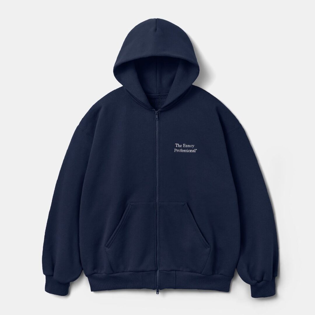 【2026年 3/14 抽選販売】ENNOY 2026 SS “DOUBLE ZIP HOODIE COTTON 100%” (エンノイ)