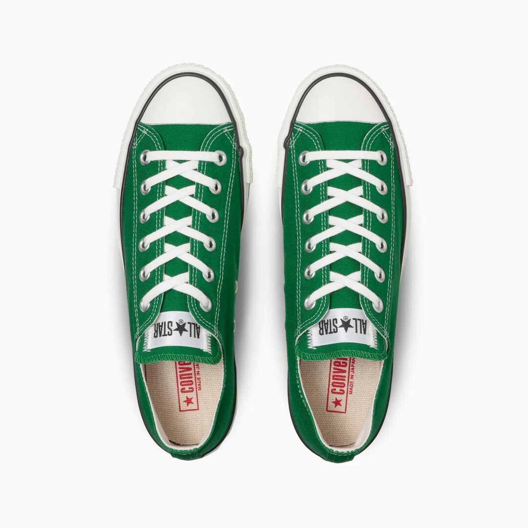 【2026年 3/10 発売】CONVERSE CANVAS ALL STAR J OX/HI “Tree Green” (MADE IN JAPAN コンバース キャンバス オールスター “ツリーグリーン”) [31317320/31317310]
