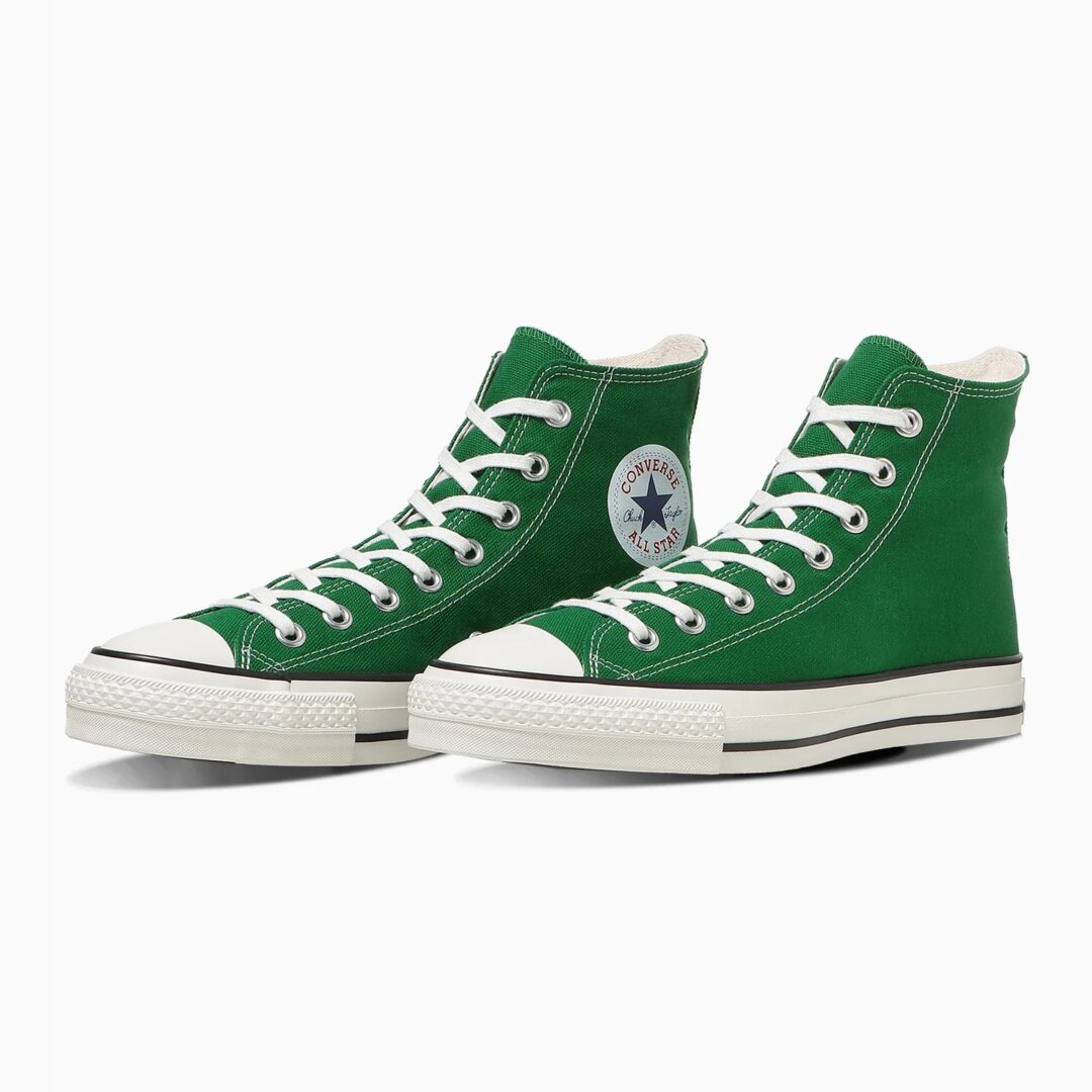 【2026年 3/10 発売】CONVERSE CANVAS ALL STAR J OX/HI “Tree Green” (MADE IN JAPAN コンバース キャンバス オールスター “ツリーグリーン”) [31317320/31317310]