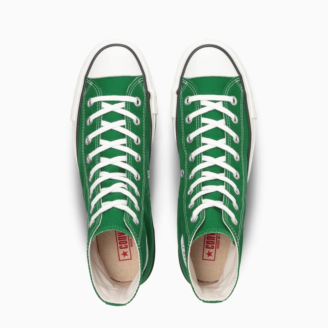 【2026年 3/10 発売】CONVERSE CANVAS ALL STAR J OX/HI “Tree Green” (MADE IN JAPAN コンバース キャンバス オールスター “ツリーグリーン”) [31317320/31317310]