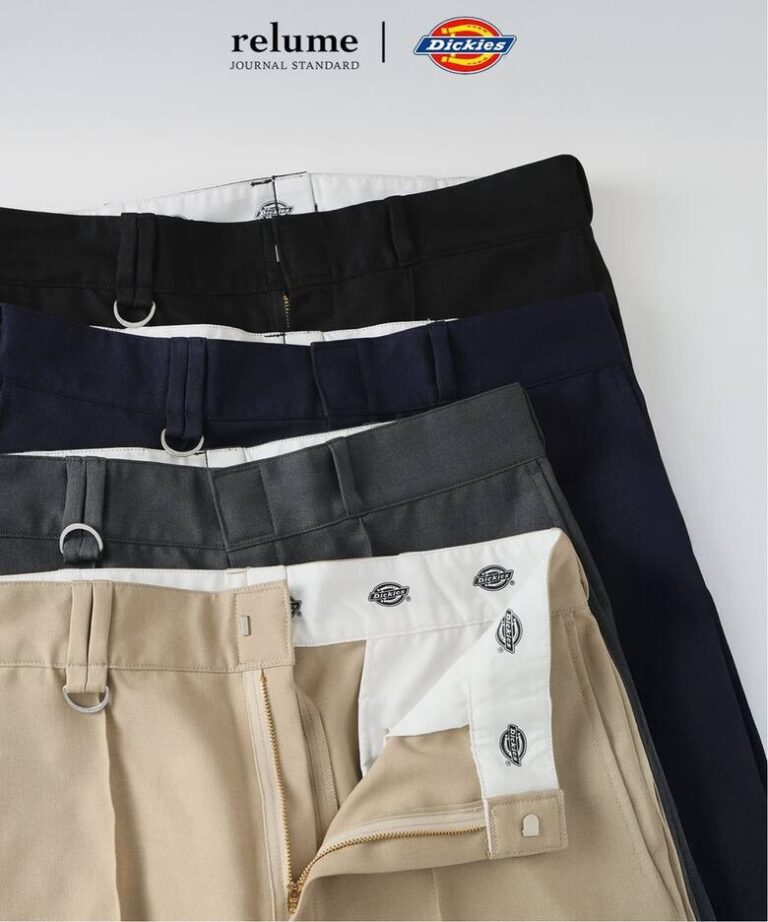 JOURNAL STANDARD relume × Dickies 2026 SS 別注 “ピンタック ワイド