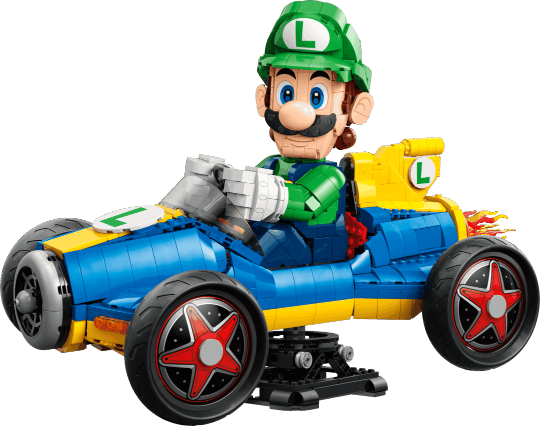 レゴ × スーパーマリオ “ルイージ Ｇフォースカート”が2026年 4/1 発売 (LEGO SUPER MARIO CART Luigi G Force Skirt)