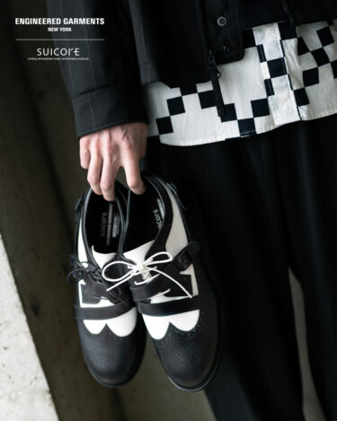 Engineered Garments × SUICOKE "STRAP WINGTIP SHOES"が2026年 3/27 発売 (エンジニアド ガーメンツ スイコック)