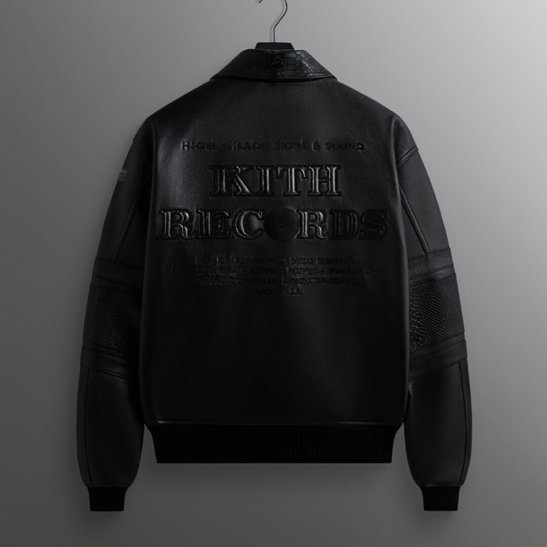【Kith Records Avirex Leather Bomber Jacket】MONDAY PROGRAMが2026年 3/9 発売 (キス アヴィレックス)