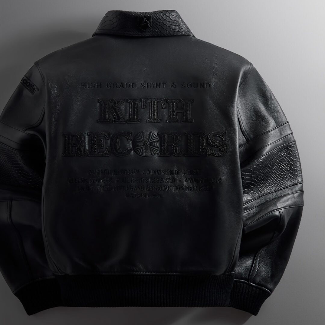 【Kith Records Avirex Leather Bomber Jacket】MONDAY PROGRAMが2026年 3/9 発売 (キス アヴィレックス)
