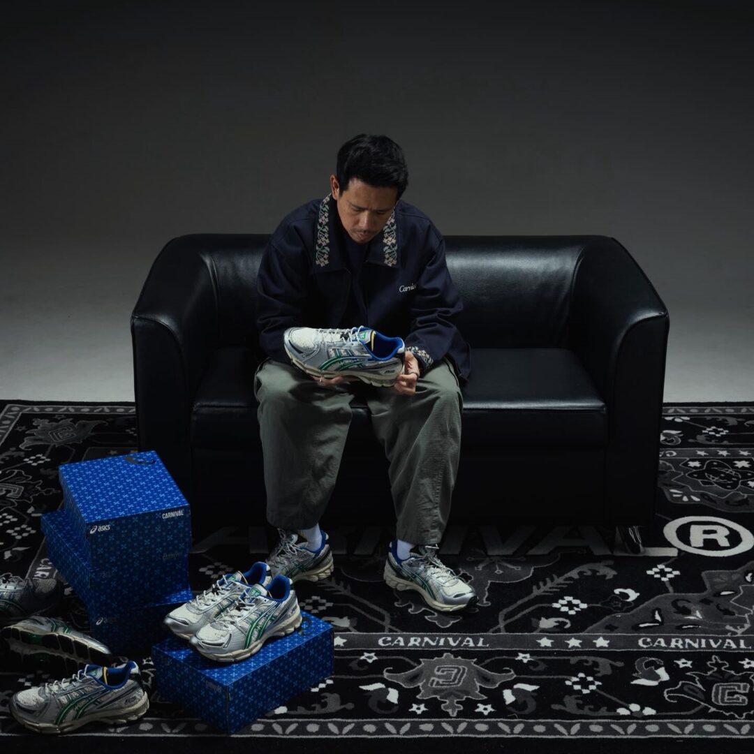 【2026年 4/17 発売】CARNIVAL × ASICS GEL-KAYANO 12.1 (カーニバル アシックス ゲルカヤノ) [1203A916.100]