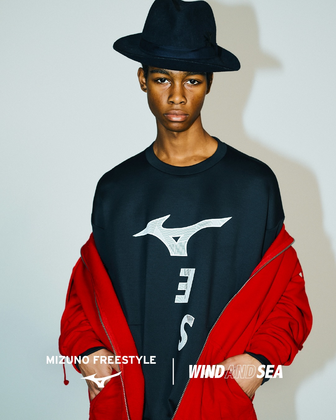 WIND AND SEA × Mizuno 2026 SS コラボが3/6 発売 (ウィンダンシー トイストーリー)