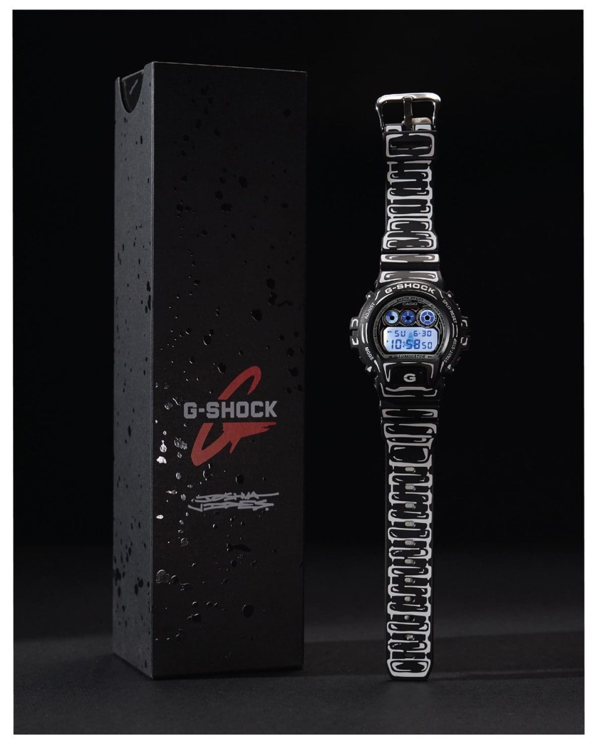 コミックタッチのJoshua Vides × G-SHOCKが2026年 3/27 発売 (ジョシュア・ヴィーダス Gショック ジーショック) [DW-5600JV-7JR/DW-6900JV-1JR]